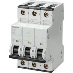 Siemens Circuit breaker 400V 6KA, 3P, C, 1A (5SY6301-7)